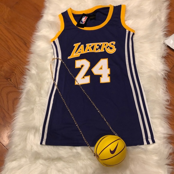 Jersey Dress Lakers & Basketball Bag Jersey Dress Lakers & Basketball Bag